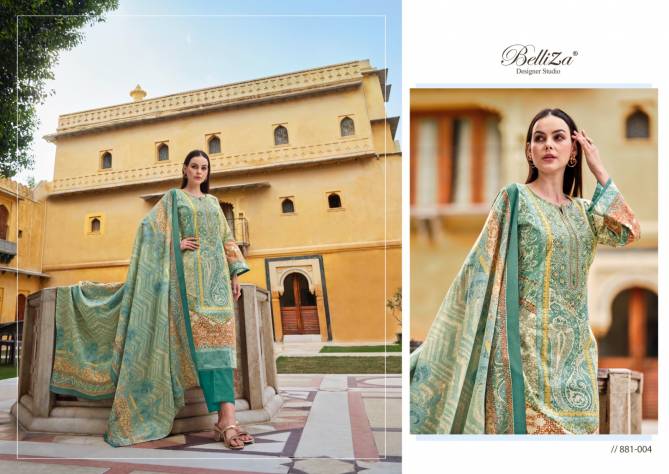 Naira Vol 35 By Belliza Embroidery Printed Cotton Dress Material Wholesale Shop In Surat
